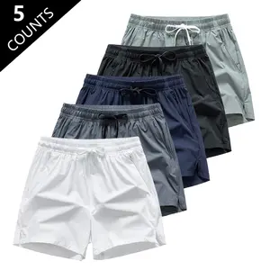Men's Lightweight Summer Sports Shorts - Quick-Dry, Breathable Ice Silk Fabric, Casual & Sporty with Drawstring Waistband, Perfect for Basketball, Workouts, Soccer, Running & Outdoor Activities