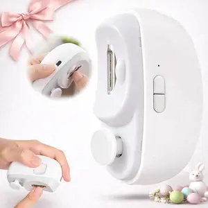 3 in 1 Electric Nail Clipper, Automatic Nail Trimmer With Polishing Function & LED Light, Nail Care Tool for Elderly & Adults