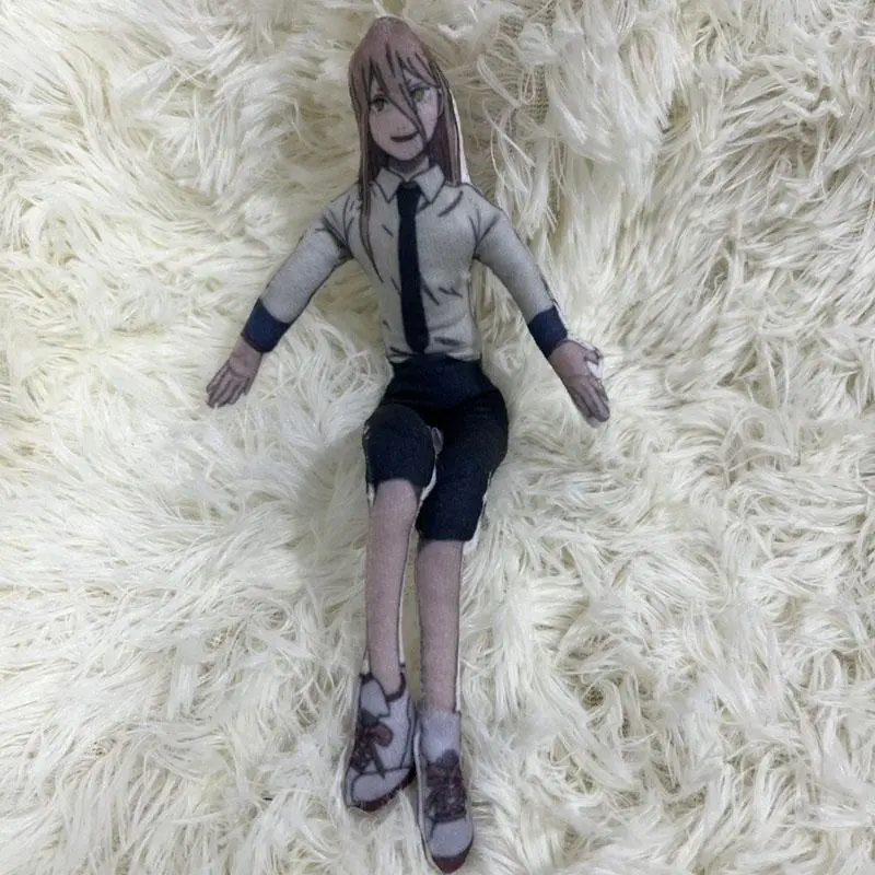 Anime Chainsaw Man Character Cosplay Stuffed Dolls (Volkner, Lacey, Power, Makima) - Movable Abstract Wire Skeleton Halloween Prop for Toys & Hobbies DIY Supplies