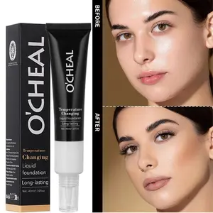Color Changing Foundation for Mature Skin, Hydrating, Moisturizing and Lightweight Liquid Foundation, Suitable for All Skin Types, Perfect Makeup Base