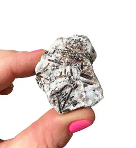 New Moon Beginnings Raw Astrophyllite Stone - Natural Mineral with Unique Texture and Coloration Gemstones Holistic Healing