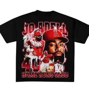 Jo Adell Home Runs Club T-Shirt,Baseball Graphic Tee,Player Vintage Style Shirt, Sports Fan Apparel for Men Women