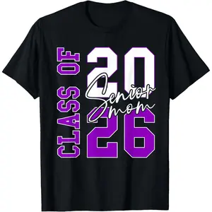 Senior 2026 Class of 2026 Purple Graduation 2026 Senior 26 T-Shirt