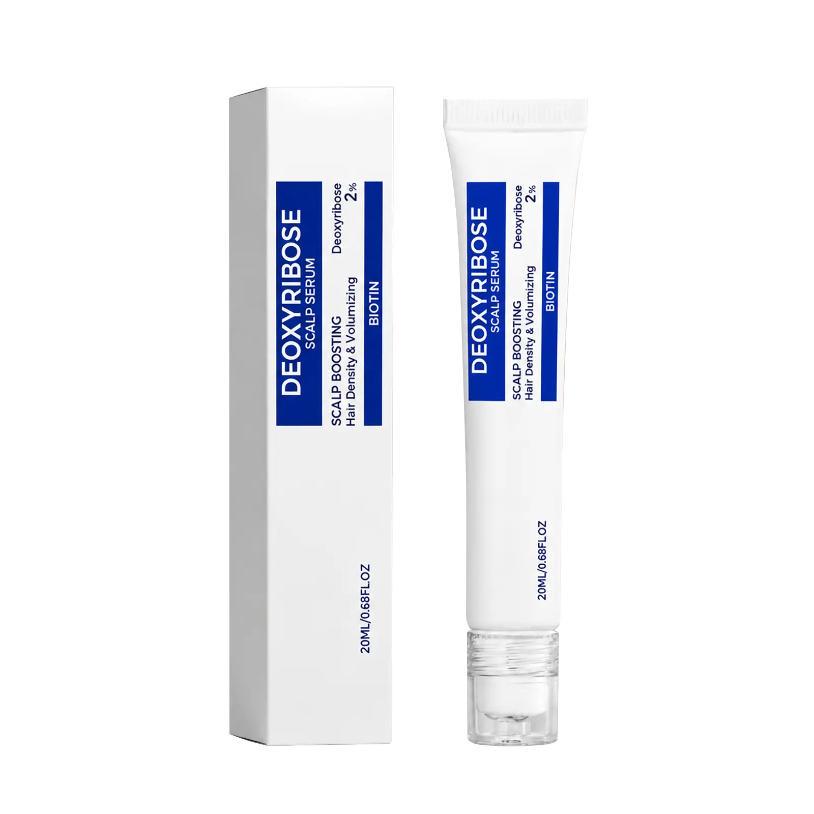 Deoxyribose Scalp Serum Roll-On – Korean Hair Care with Rosemary, Caffeine & EGF, Scalp Care Serum for Fine & Thin Hair and Fuller-Looking Hair