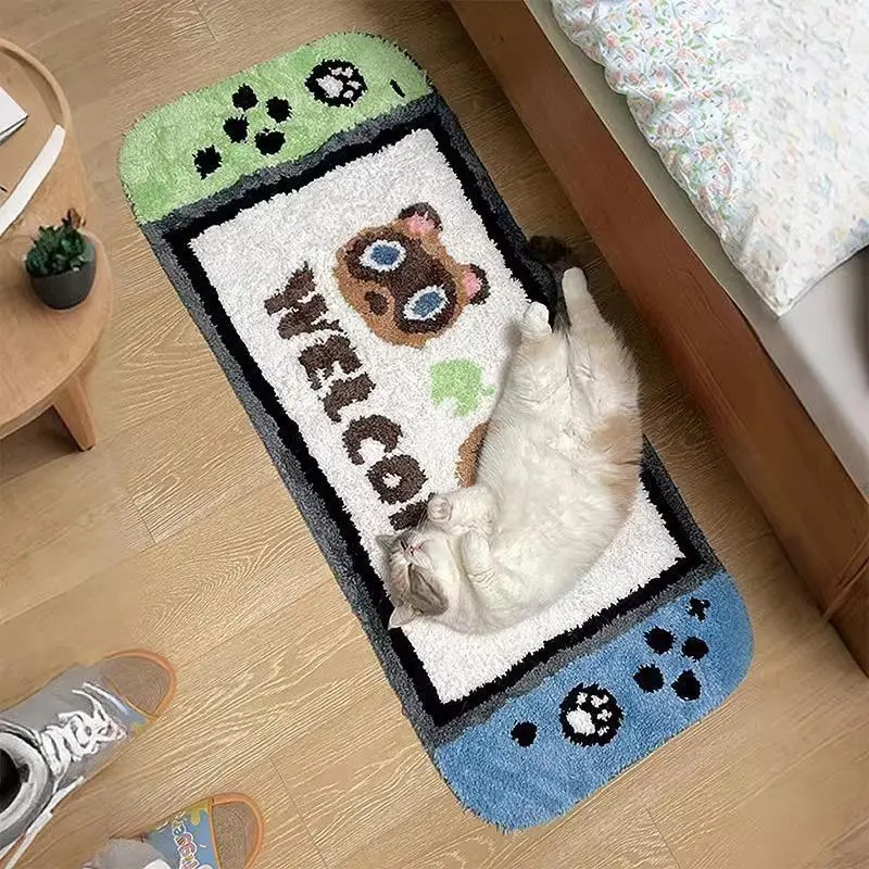Carpet, floor mat, bedroom imitation cashmere, bedside blanket, bedside mat, balcony, leisure area, dormitory, dirt resistant