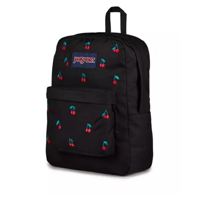 JanSport Cherry SuperBreak Plus Backpack​ - Black - TikTok Shop