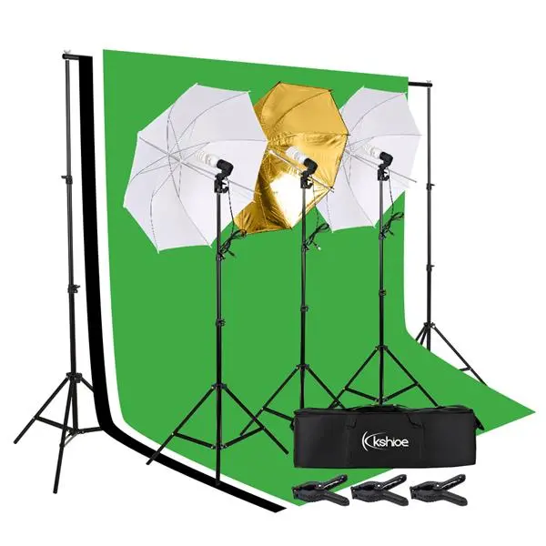 3-light soft light umbrella background frame set
