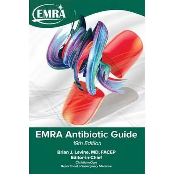USED EMRA Antibiotic Guide - 19th Edition by Brian J. Levine (Paperback, English) - Healthcare & Medical Condition Reference Book