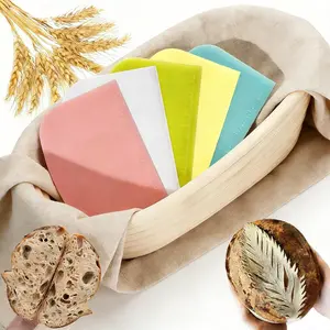 26-Piece Bread Proofing Basket Set, Sourdough Proofing Basket, 10-Inch Oval Dough Bowl for Fermentation & Baking, Includes Dough Scraper Pad, Ideal for Home & Professional Use