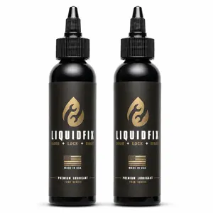 LIQUIDFIX LiquidFix Door, Lock, and Hinge Lubricant Pack of 2 | 4 oz Dropper + 0.5 Needle Combo Pack Door & Sliding Long-Lasting Squeaky Oil for Hinges Glass Doors