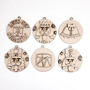Nutcracker Christmas Ornaments DIY Set of 6