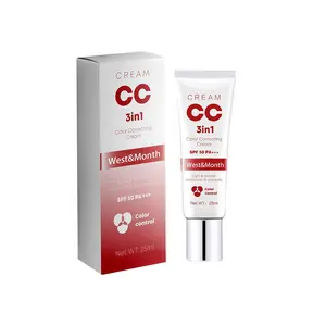 West&Month Dark Spot Correcting Cream SPF50 PA+++ Natural Texture Moisturizing Foundation Primer for All Skin Types