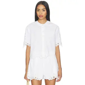 Veronica Beard Aleck Shirt in White