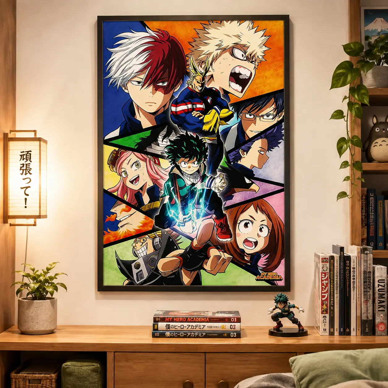 Trends International My Hero Academia Anime Faces Collage Unframed Wall Poster Print, 2026 Fall Decor, Gift for Anime Fans, Ideal for Teen Bedroom & Dorm Home Decoration