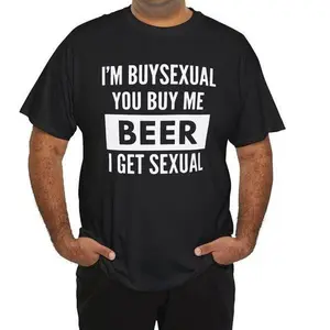 I'm Buys*xual Unisex Heavy Cotton Tee - Beer Shirt - Funny - Shirt - Bar - Gift for Men and Women