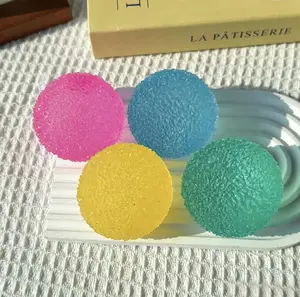 4-Pack Texture Ball Malt Sugar Squishy Toy Stress Relief Soft Balls for Adults and Kids Prank Party Favors Funny Joke Squeeze Toy Set Slow Rebound Birthday Gift Box, Decompression Fidget Toy, Anxiety Relief, Summer Vibes outdoorfun