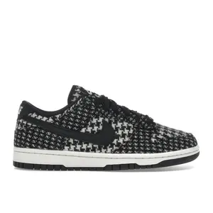 Nike Women's Dunk Low Harris Tweed White Black Multi, from StockX