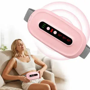 Women's Cordless Automatic Portable Heating Pad for Cramps - Adjustable Belt Belly Wrap with Auto Shut-Off, Menstrual Pain Relief Gift #Mid Year Sale