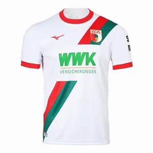 Augsburg 2025/26 Home and Away Full Set Soccer Kit, Bundesliga Premium Fabric Match Style Set U