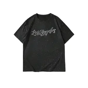 Rhinestone T Shirts Glitter Crewneck Short Sleeve Casual Summer Tops Tee Shirt