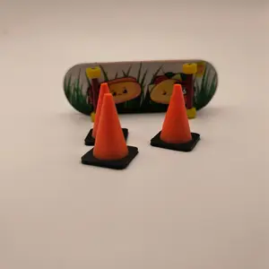 Traffic cones for Fingerboarding, RC cars, Hot Wheels etc. - 3, 6, 10 Pack