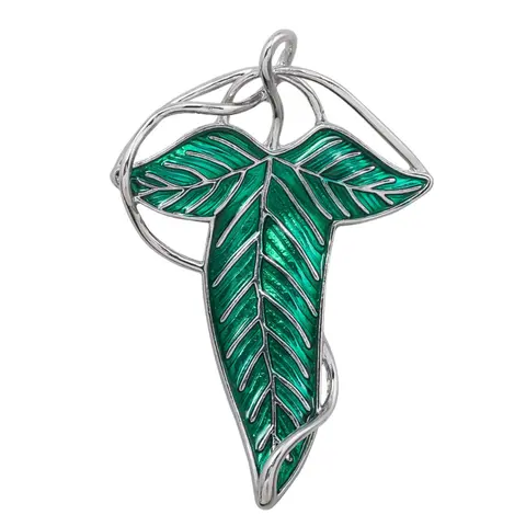 Green Leaf Design Brooch, Fashionable Clothes Accessories for Women & Men, Trendy All-match & Exquisite Brooch for Birthday Gift, Flower Brooch Pin, Lapel Pins, Fashion Clothes Accessory