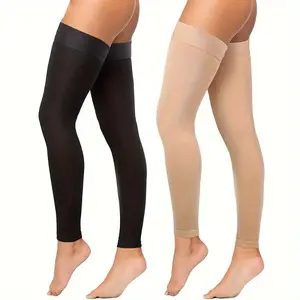 Women's Thigh-High Compression Socks Breathable Moisture-Wicking Elastic for Sports Outdoor