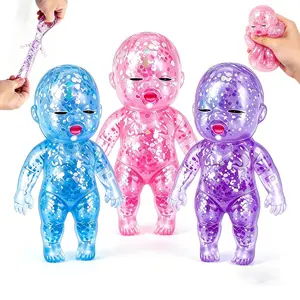 3PCS Baby Squishy, Slow Rising Sensory Stress Toy, Squishy Babies Sensory Fidget, Fidgets Malt Sugar Squishys Relief Fidget Sensory for Anxiety Relief, Desk Decor & Gift