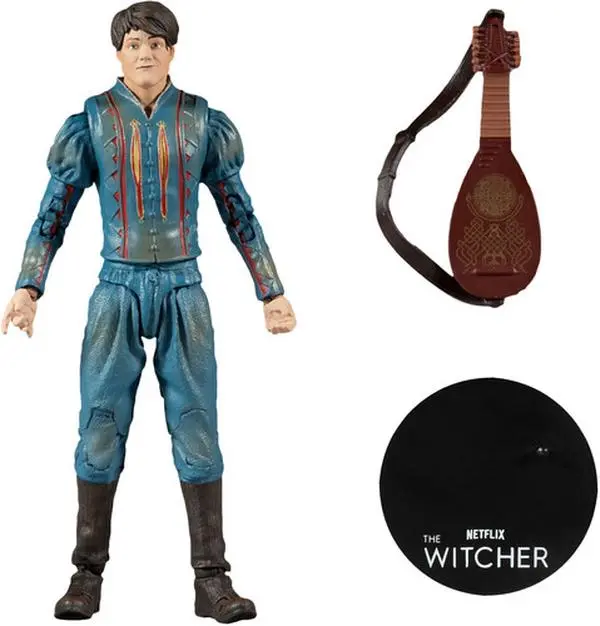 McFarlane The Witcher (Season 1) 7" Jaskier Collectible Action Figurine - Scale, Lute Strap Included