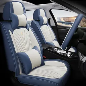 Car Front Seat Cover, Car Seat Covers, PU Leather Car Seat Protector, Universal Car Seat Protective Cover, Car Interior Accessories for Most SUV, Car, Pickup