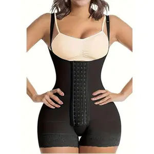 Fajas Colombianas Women Shapewear Tummy Control Postpartum Bodysuit Butt Lifting Body Shaper