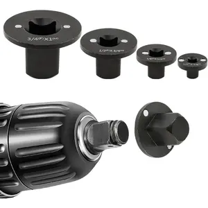 4PCS Low Profile Socket Adapter Set, Drive Ratchet Adapter for Tight Spaces 3/4" to 1", 1/2" to 3/4", 3/8" to 1/2", 1/4" to 3/8"