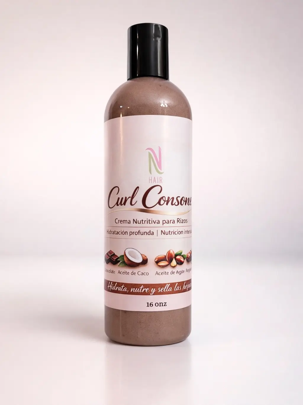 NhAir Curl Consomme Hydrating Hair Mask - Professional Multi-Effect Conditioning Deep Nourishing Moisturizer for Curly Hair Users with Curl-Enhancing, Softening, Smoothing Benefits, Conditioning Hair Masks