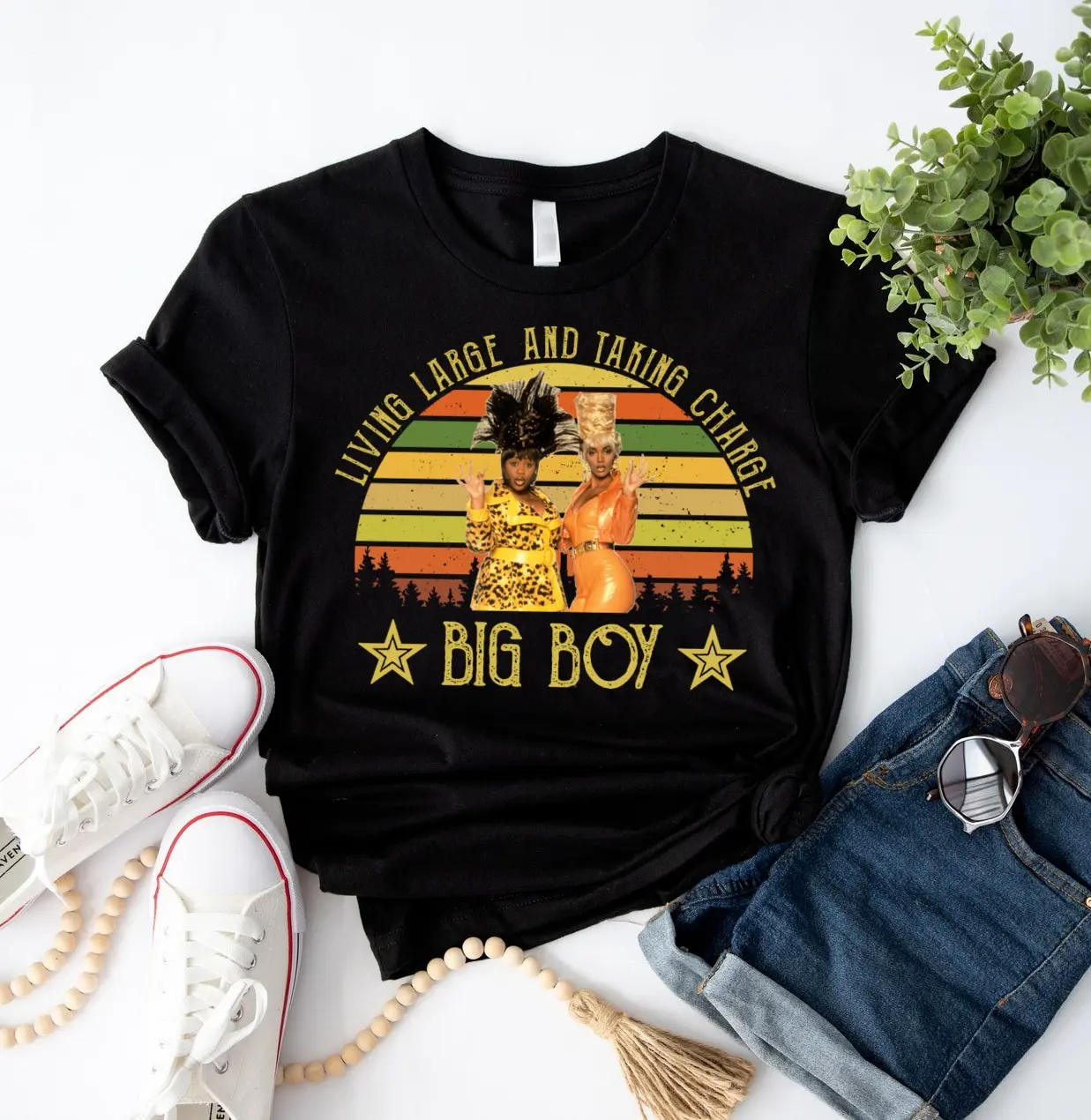 Living Large And Taking Charge Shirt, BAPS Movie Sweatshirt, BAPS Lovers Shirt, Black Sitcom Shirt, 90s Nostalgia Shirt
