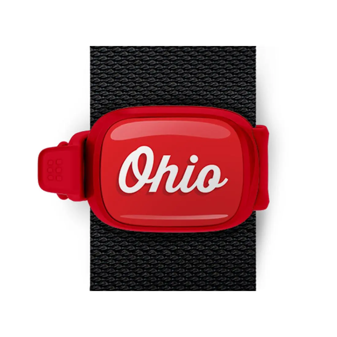 Ohio Script Bag Tag for Backpacks, Gym Bags, Duffel Bags & Luggage | Easily Spot Your Bag | Fits 1"-1.5" Bag Straps | Great Ohio Gift for Students, Alumni & Fans | Stwrap