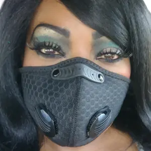 FuturePPE Mesh Sports Face Mask With a 5-Layer Carbon Activated Filter
