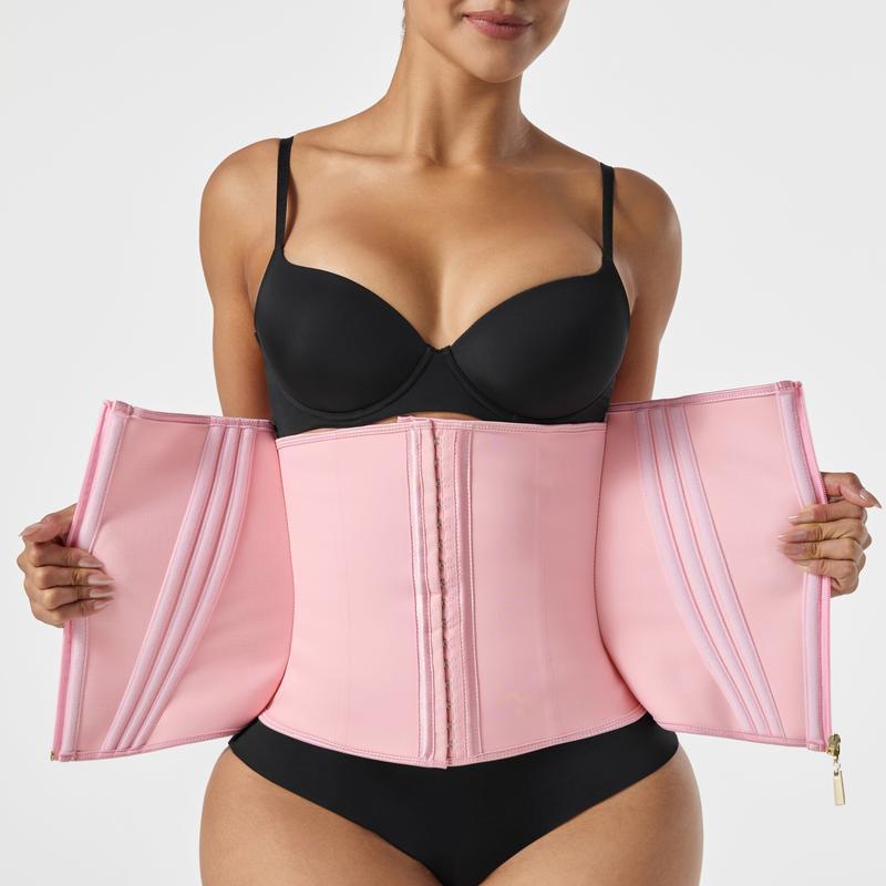 Shapewearwaist Trainer for Women, Tummy Control Waist Cincher, Hourglass Sport Workout Faja Body Shaper Shapewear Womenswear Belts Overall Compression Basic Shapewear True Fit Faja Cali Curves Black Elegant Fajas Waist Trainer Body Shape Waist Trainers