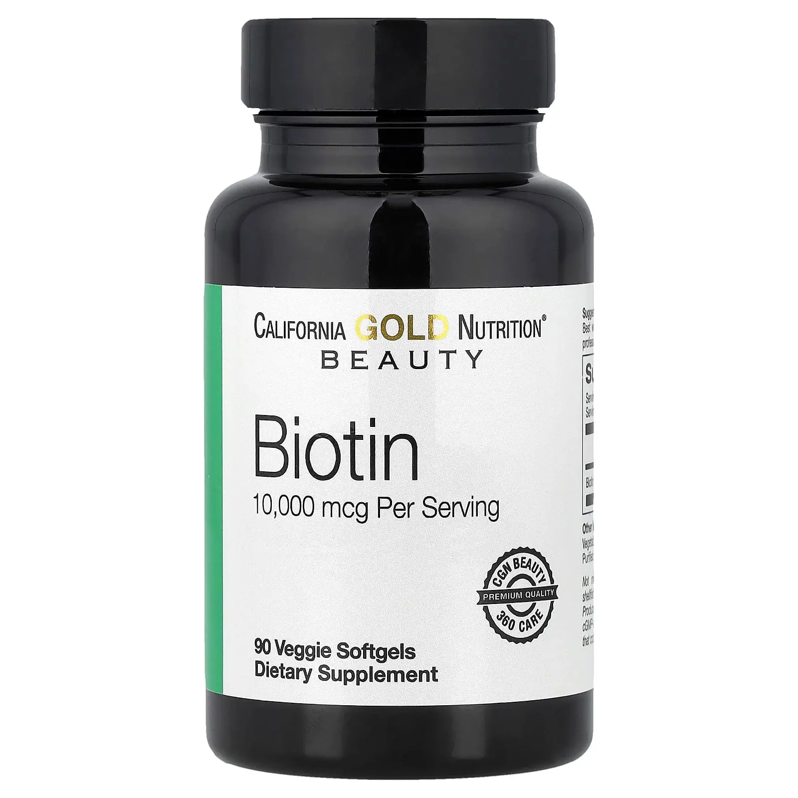 California Gold Nutrition Biotin, 10,000 mcg, 90 Veggie Softgels