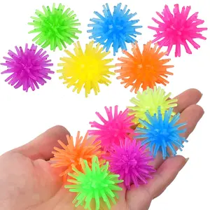 100 Wall-Crawling Caterpillar Balls, Slow-Return Tpr Stress Relief Toys, Colorful Holiday Party Decor, Fun Gift for All Ages, Stress Relief Gadgets, Stress Relief Tools, Stress Relief Model