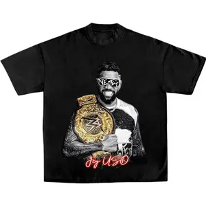 JEY USO CHAMPION Adult/Youth Tee, graphic tees, youth boy clothes, wwe merch, Wrestling Graphic Tee, 2025 Wrestler Shirt, Sports Shirt, Vintage Wresting Shirt, Wrestling Fan Gift teen boy clothing merch