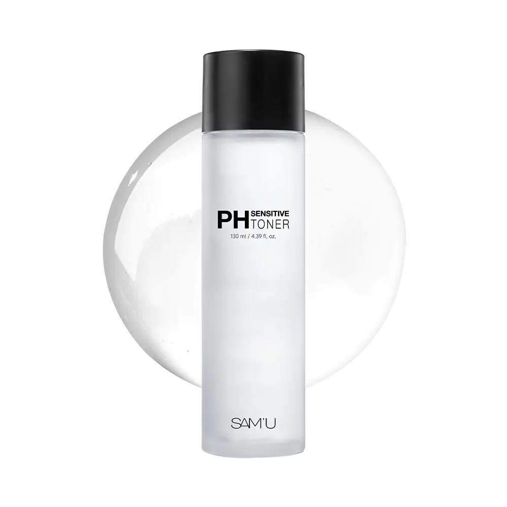 SAM'U PH Sensitive Toner 130ml - Weak-Acidic Hydrating Toner for Instant Hydration & Soothing Irritation - Lightweight Texture for Daily Use Moisturizing Hydrate