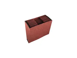 Globe-Weis R217MHD Jan-Dec Accordion Open File, 12 Pockets, 1/3 Tab, Letha Tone, Letter, Brown
