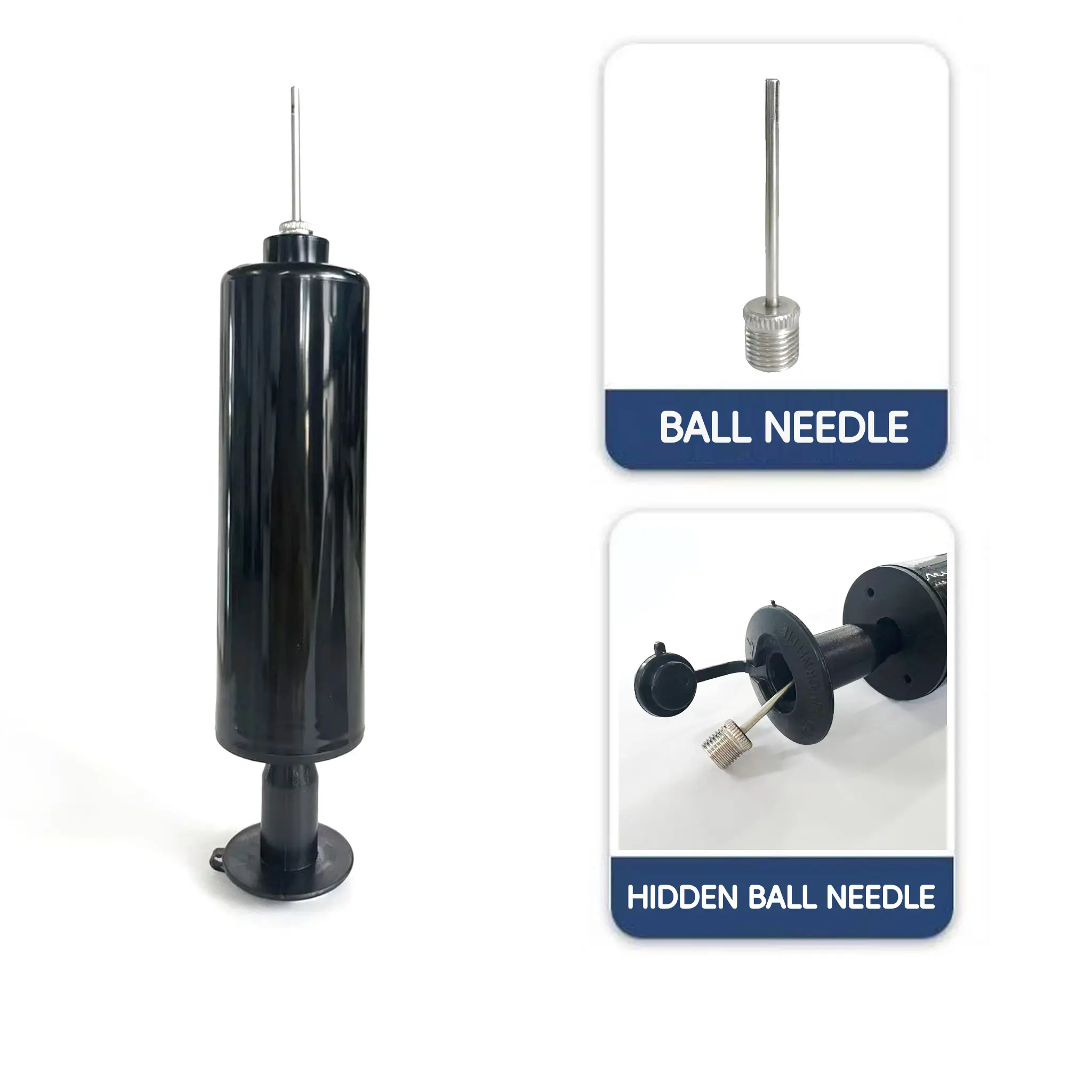 Portable Multi-purpose Air Pump – Universal Manual Inflator for Basketballs, Soccer Balls, and Toys (Mini Size)