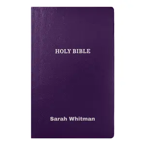 Custom KJV Purple Standard Size Personalized Holy Bible Small Print - tiktok