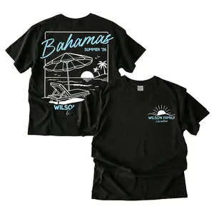 Custom Family Vacation Shirt Matching Group Travel Tshirt With Family Name Holiday Tee Beach Trip Outfit Personalized Family Reunion Gift Tops Womenswear Summer