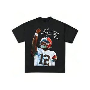 Shedeur Sanders Graphic Tee |       Vintage T-Shirt, Sports Fan Apparel, Football Fan Gift, Football Tee, Sports Tee Unisex, Y2K Tees For Fans, Crew Neck, Casual Style, Slight Stretch Fabric, Perfect for Adults, Summer Season, Regular Fit