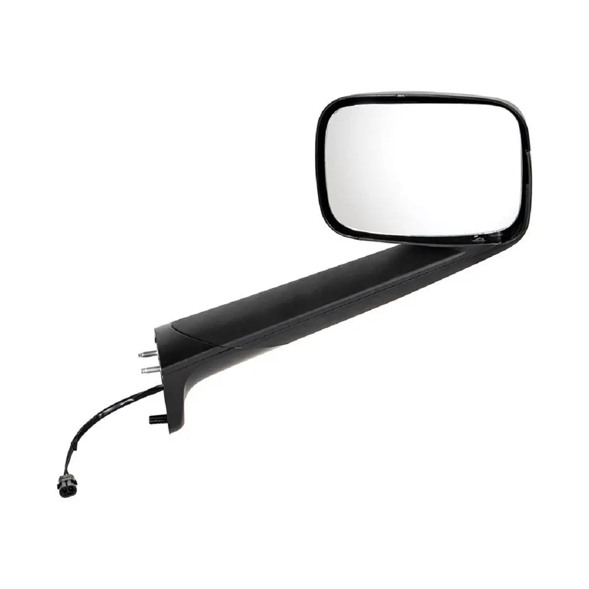 Vehicle Specific Fit Truck Heated Mirror Assembly - Black Foldable Complete Hood Mirror Kit with Mounting Arm, Backing Plate, Hardware - 2018-2020 Freightliner Cascadia Passenger/Driver Side, Heat Resistant, OEM Number A2273902001