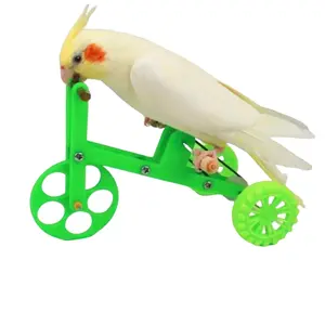 Parrot Training Toy Bicycle, Bird Training Equipment, Sun Conure Small Sun Training Toy, Pet Product, Non-Disposable, Harvested in China