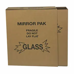 UBMOVE Mirror and Picture Moving Boxes 5 Sets Adjustable 30 x 40 x 4 Inches Corrugated Cardboard for Protection 2 Pieces per Item 32ECT