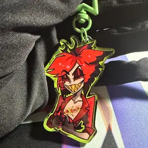 Alastor Hazbin Hotel Acrylic Keychains | Hazbin Hotel S2 Inspired Bag Charms
